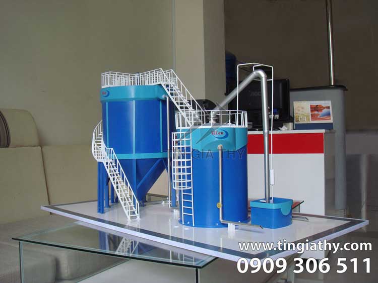 Làm mô hình thiết bị hệ thống xử lý nước Vincen
