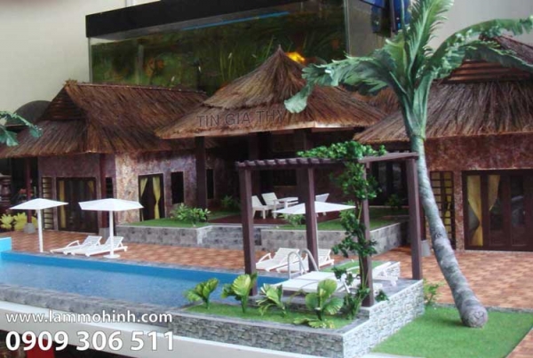 Mô hình bungalow Hòn Tằm