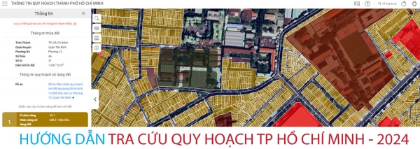 Hướng dẫn cách tra cứu quy hoạch TPHCM năm 2024