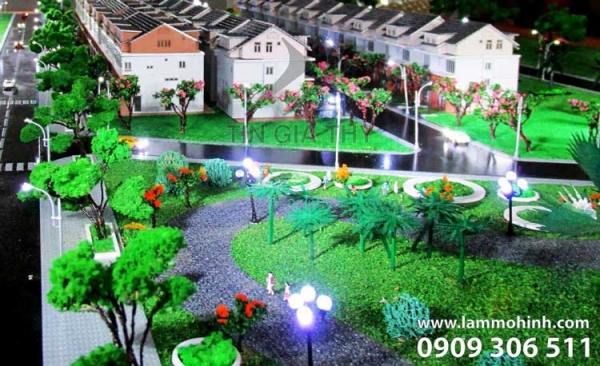 Mô hình khu biệt thự Dragon Parc của Phú Long